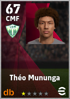 Théo Mununga eFootball player card