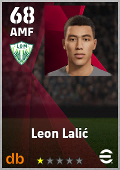Leon Lalić eFootball player card