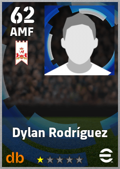 Dylan Rodríguez — AMF, OVR 62, MAX 62