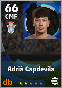 Adrià Capdevila — CMF, OVR 66, MAX 66