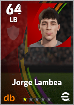 Jorge Lambea — LB, OVR 64, MAX 64