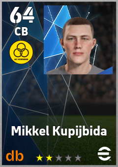 Mikkel Kupijbida eFootball player card