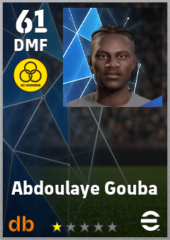 Abdoulaye Gouba — DMF, OVR 61, MAX 61