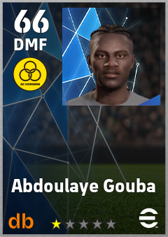 Abdoulaye Gouba — DMF, OVR 66, MAX 66