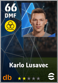 Karlo Lusavec — DMF, OVR 66, MAX 66