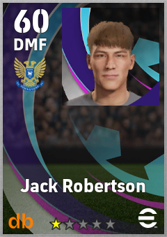Jack Robertson — DMF, OVR 60, MAX 60