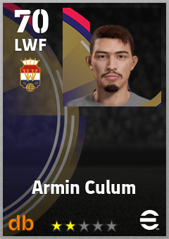 Armin Culum — LWF, OVR 70, MAX 70