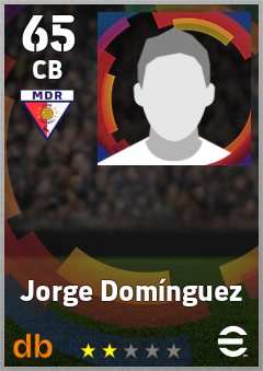 Jorge Domínguez — CB, OVR 65, MAX 65