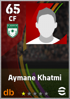 Aymane Khatmi — CF, OVR 65, MAX 65