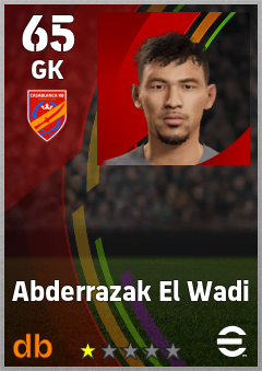 Abderrazak El Wadi eFootball player card