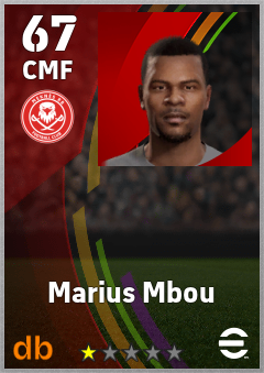 Marius Mbou eFootball player card