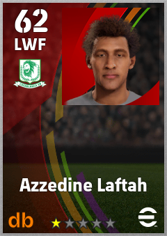 Azzedine Laftah — LWF, OVR 62, MAX 62