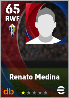 Renato Medina — RWF, OVR 65, MAX 65