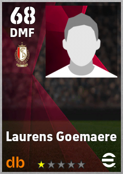 Laurens Goemaere — DMF, OVR 68, MAX 68