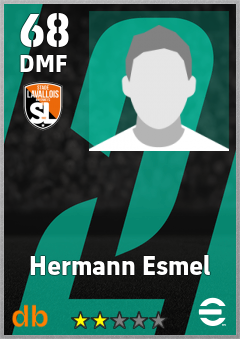 Hermann Esmel — DMF, OVR 68, MAX 68