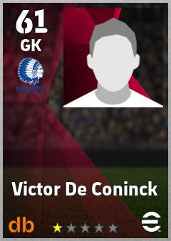 Victor De Coninck — GK, OVR 61, MAX 61
