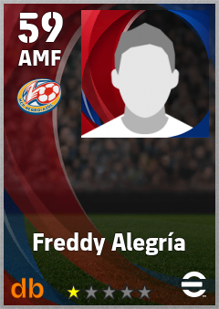Freddy Alegría — AMF, OVR 59, MAX 59