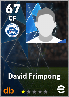 David Frimpong — CF, OVR 67, MAX 67