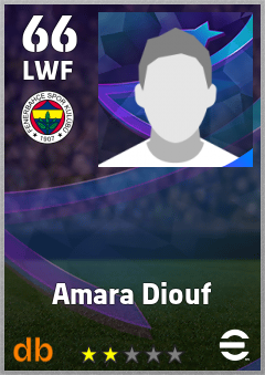Amara Diouf — LWF, OVR 66, MAX 66