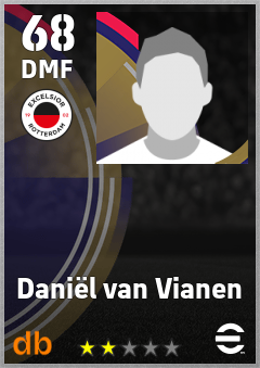 Daniël van Vianen — DMF, OVR 68, MAX 68