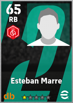 Esteban Marre — RB, OVR 65, MAX 65