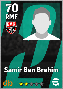 Samir Ben Brahim — RMF, OVR 70, MAX 70