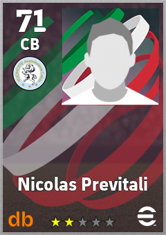 Nicolas Previtali eFootball player card