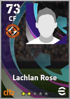 Lachlan Rose eFootball player card