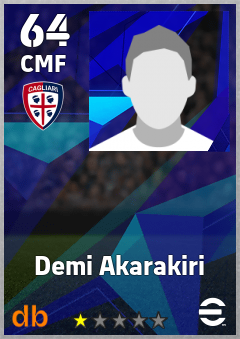 Demi Akarakiri — CMF, OVR 64, MAX 64