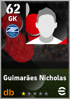 Guimarães Nicholas — GK, OVR 62, MAX 62