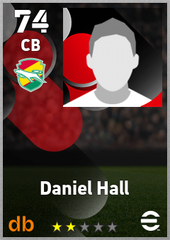 Daniel Hall — CB, OVR 74, MAX 74