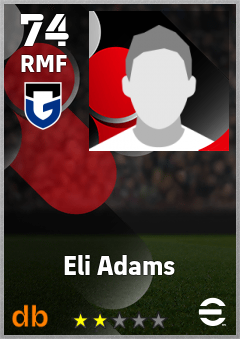 Eli Adams eFootball player card