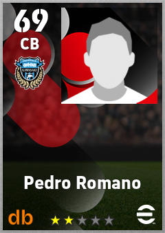 Pedro Romano — CB, OVR 69, MAX 69