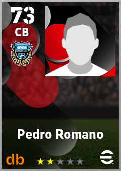 Pedro Romano — CB, OVR 73, MAX 73