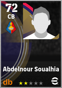 Abdelnour Soualhia — CB, OVR 72, MAX 72