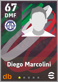 Diego Marcolini — DMF, OVR 67, MAX 67