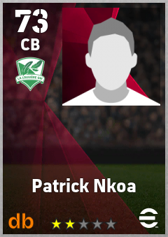 Patrick Nkoa — CB, OVR 73, MAX 73