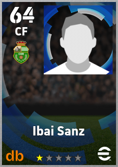 Ibai Sanz — CF, OVR 64, MAX 64