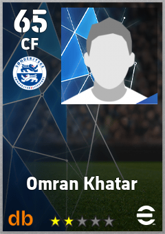 Omran Khatar — CF, OVR 65, MAX 65