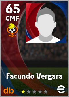 Facundo Vergara — CMF, OVR 65, MAX 65