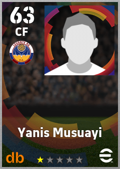 Yanis Musuayi — CF, OVR 63, MAX 63