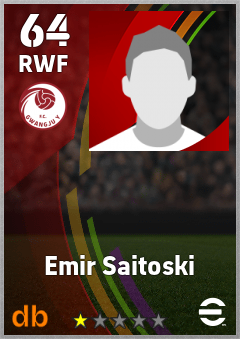 Emir Saitoski — RWF, OVR 64, MAX 64
