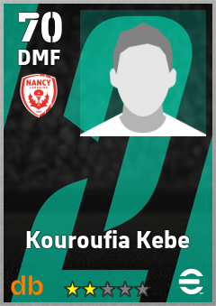 Kouroufia Kebe — DMF, OVR 70, MAX 70