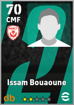 Issam Bouaoune — CMF, OVR 70, MAX 70