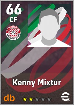 Kenny Mixtur — CF, OVR 66, MAX 66