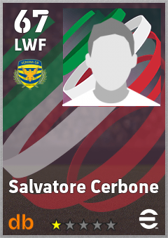 Salvatore Cerbone — LWF, OVR 67, MAX 67