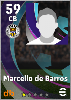 Marcello de Barros — CB, OVR 59, MAX 59