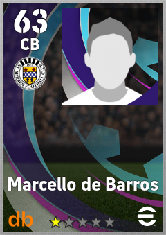Marcello de Barros — CB, OVR 63, MAX 63