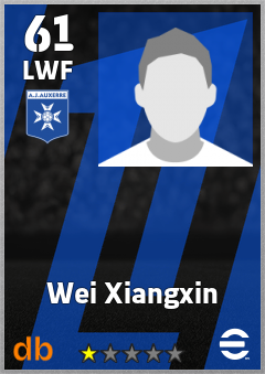 Wei Xiangxin — LWF, OVR 61, MAX 61