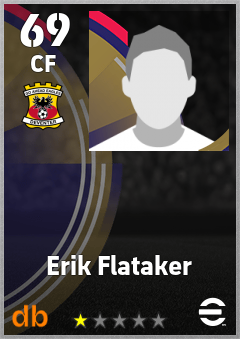 Erik Flataker — CF, OVR 69, MAX 69